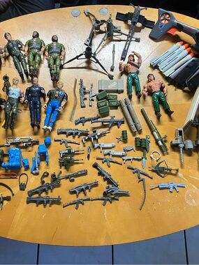Vintage 80s Coleco Rambo Force of Freedom 13 Toy Lot